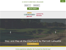Tablet Screenshot of courtyardlafayette.com